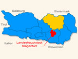 Bezirkshauptstadt Sankt Veit an der Glan in Mittelkärnten