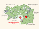 Hirschegg & die Konrad Skilifte Die Winterwelt Hirschegg liegt im Bezirk Voitsberg und gehört zur Urlaubsregion Weststeiermark. Mit der Doppelsesselbahn und den Schleppern der Konr