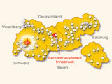 Venetregion Landeck-Fliess-Zams für Alpinsportler Die Winterwelt Venetregion Landeck-Fliess-Zams liegt im Bezirk Landeck und gehört zur Urlaubsregion Tirol West. Mit den Venet Berg